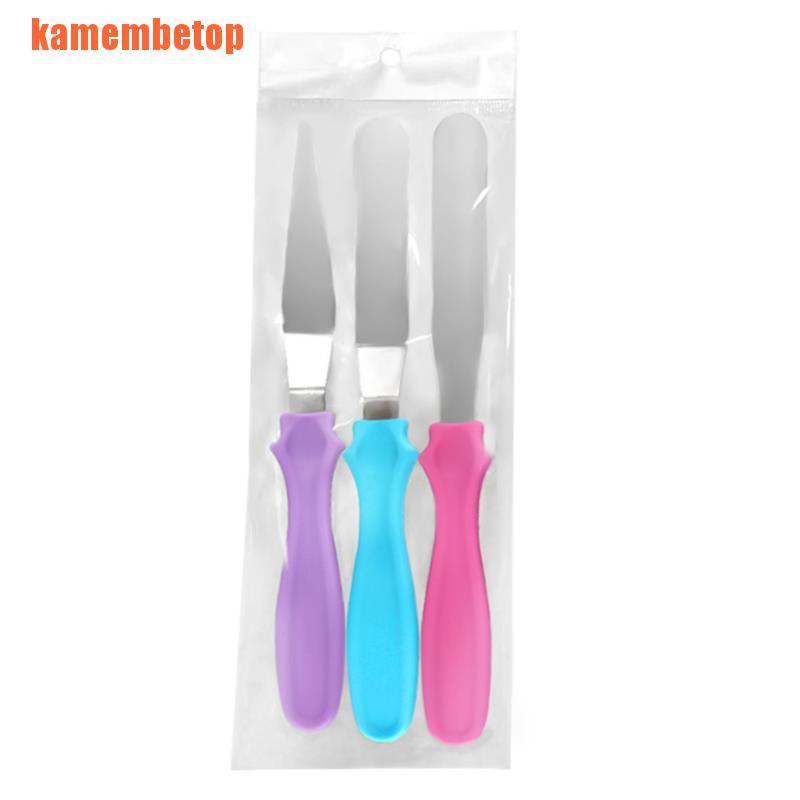 Bộ 3 Muỗng Nhỏ Bằng Thép Không Gỉ Chuyên Dụng Cho Làm Bánh Kem