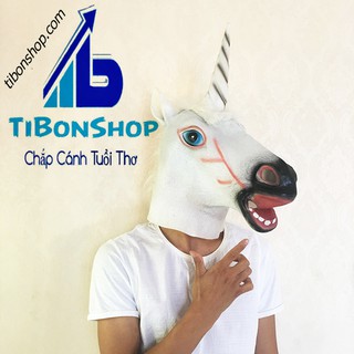 Mặt Nạ hóa trang Halloween-Mặt Nạ Ngựa Kinh Di
