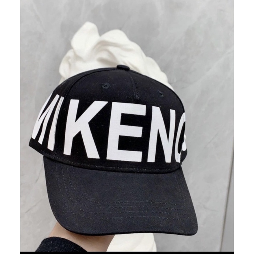 Mũ lưỡi trai MIKENCO loại 1 vải cotton khuy dập vân da cực hot nam nữ