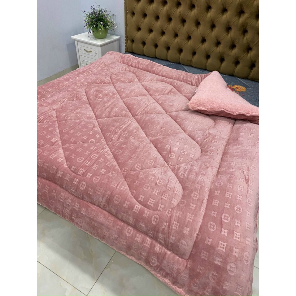 Chăn lông cừu thương hiệu, Chăn đắp đại hàn mềm mịn, ấm áp hàng dày loại 1(ảnh thật)