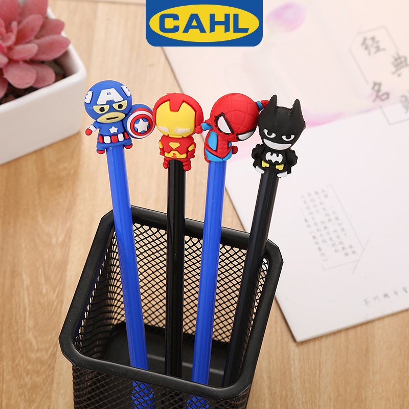Bút Mực Gel Bằng Silicon Họa Tiết Hoạt Hình Dễ Thương Bắt Mắt