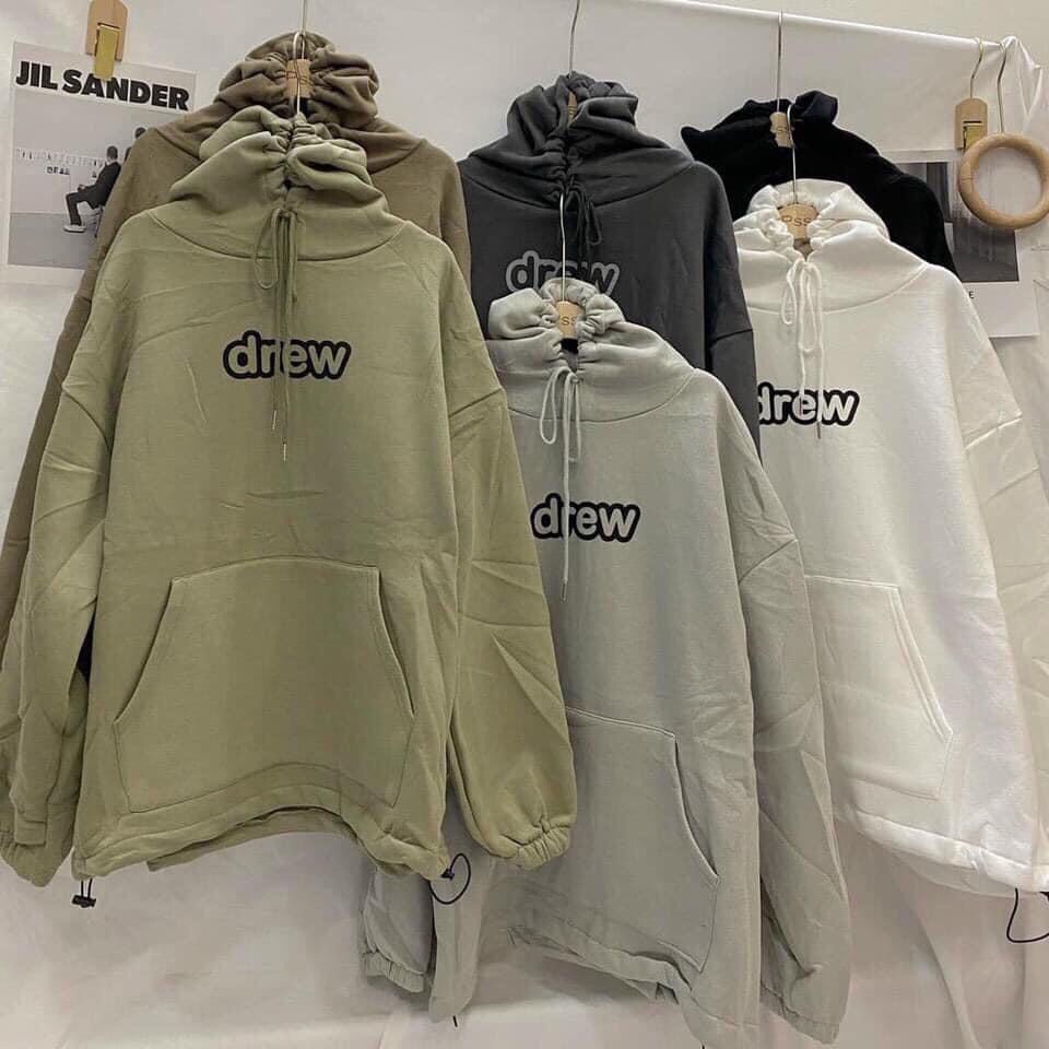 Áo Hoodie DREW Hàn Quốc, Chất Liệu Đẹp, Freesize Dưới 68Kg, Có Quà Tặng Kèm