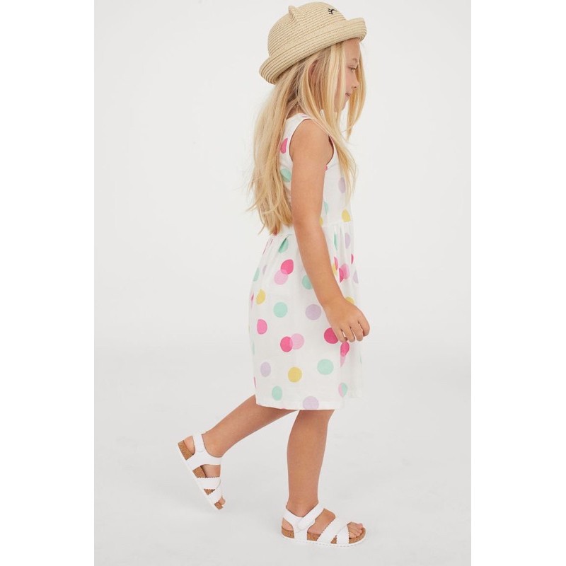 Sandal Bé Gái Viền Sóng Trắng HaM