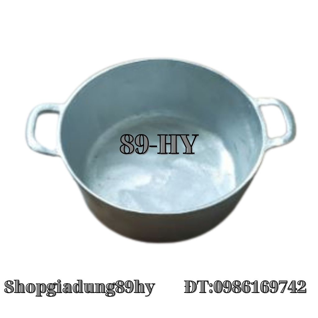 Nồi gang đúc thủ công, nồi gang nấu cơm, nấu cơm cháy đk 18cm-30cm