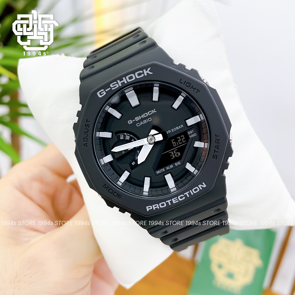 Đồng hồ nam Casio G-Shock GA-2100-1A chống va đập, chống nước 200m, hàng chính hãng