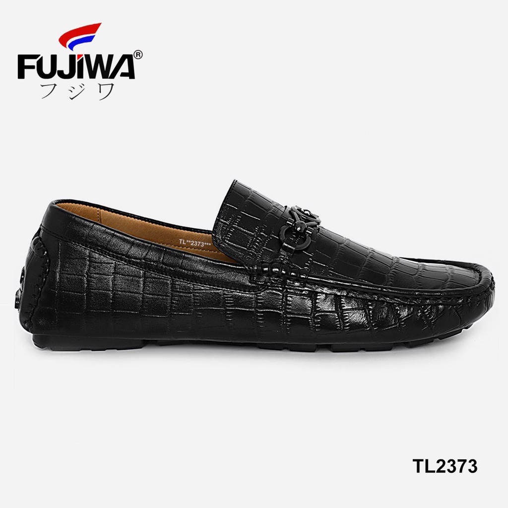 Giày Lười Nam Da Bò FUJIWA - TL2373. Đế Âm, Cao 3cm. Được Đóng Thủ Công (Handmade). Size:  38, 39, 40, 41, 42, 43