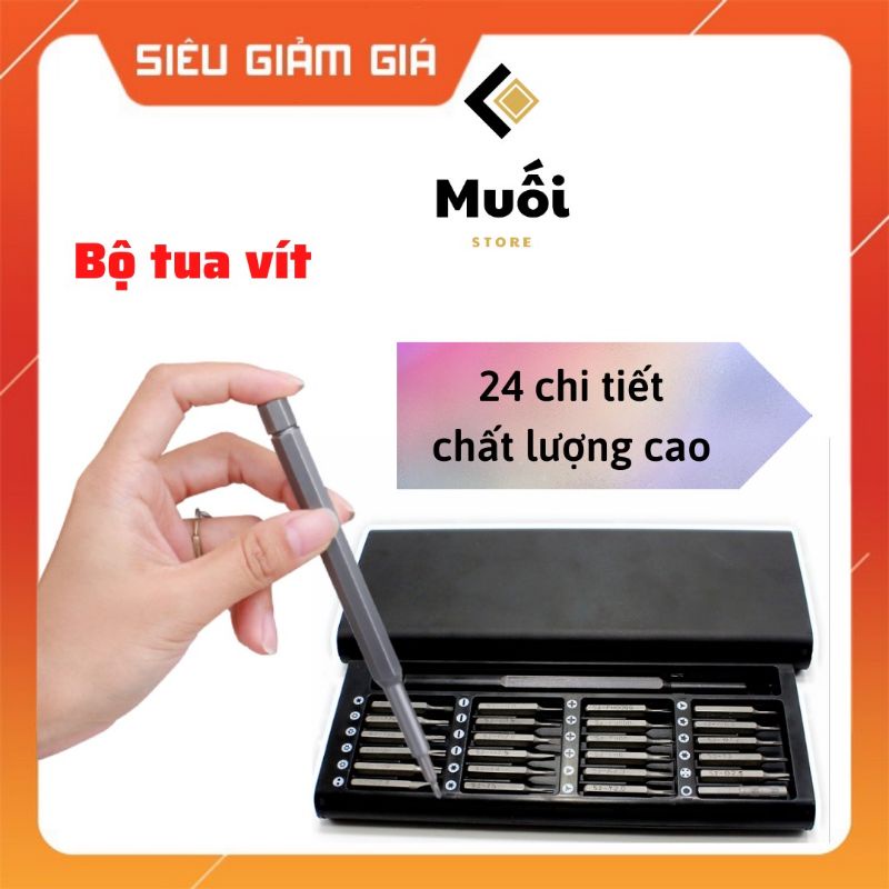 Bộ tua vít đa năng _ Tua vít xiaomi sửa điện thoại 24 chi tiết cao cấp