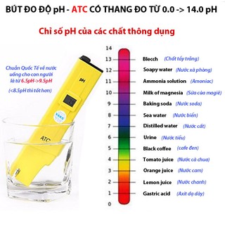 Bút đo độ pH của nước.