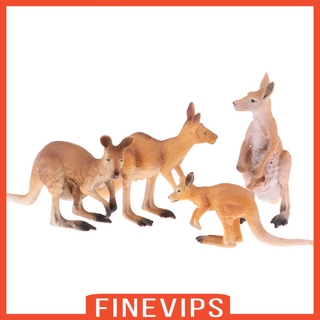 Set 4 Mô Hình Đồ Chơi Nhân Vật Kangaroo