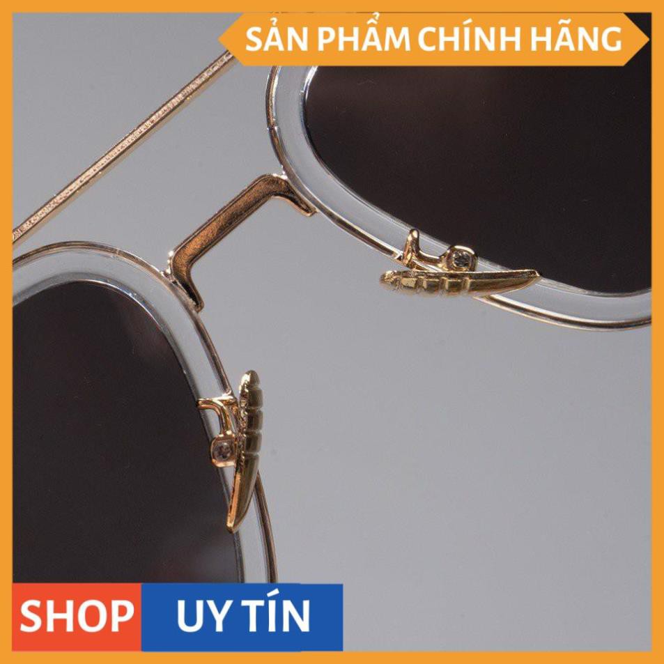 Mắt kính râm nam nữ kính mát FULLBOX HÃNG POSHOP IRON MAN EDITH gọng kim loại cao cấp chống chói tia UV thời trang