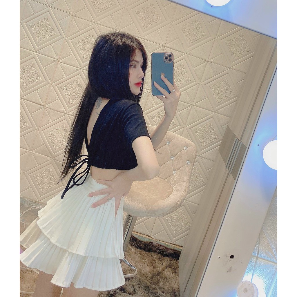 áo kiểu xinh mặc đc 2 kiểu hot sexy cho bạn gái