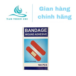 Băng keo cá nhân vải y tế Bandage Tâm Thiện Chí loại 100 miếng/hộp