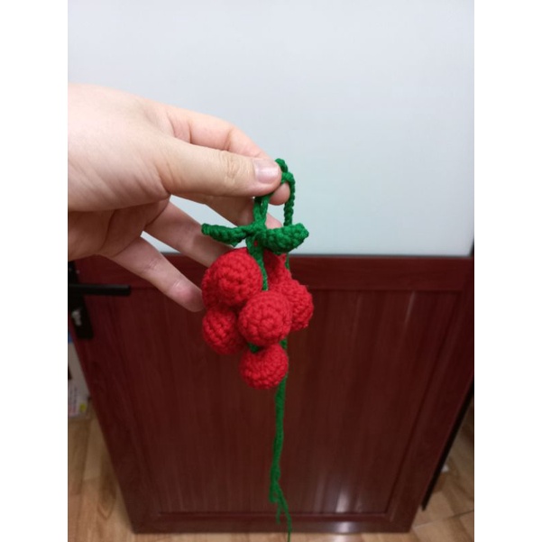 Túi đựng tỏi cho bé hình hoa quả. Túi đựng tỏi tránh vía cho bé