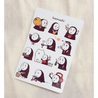 Tờ Bullet Journal sticker: Kaonashi Vô diện