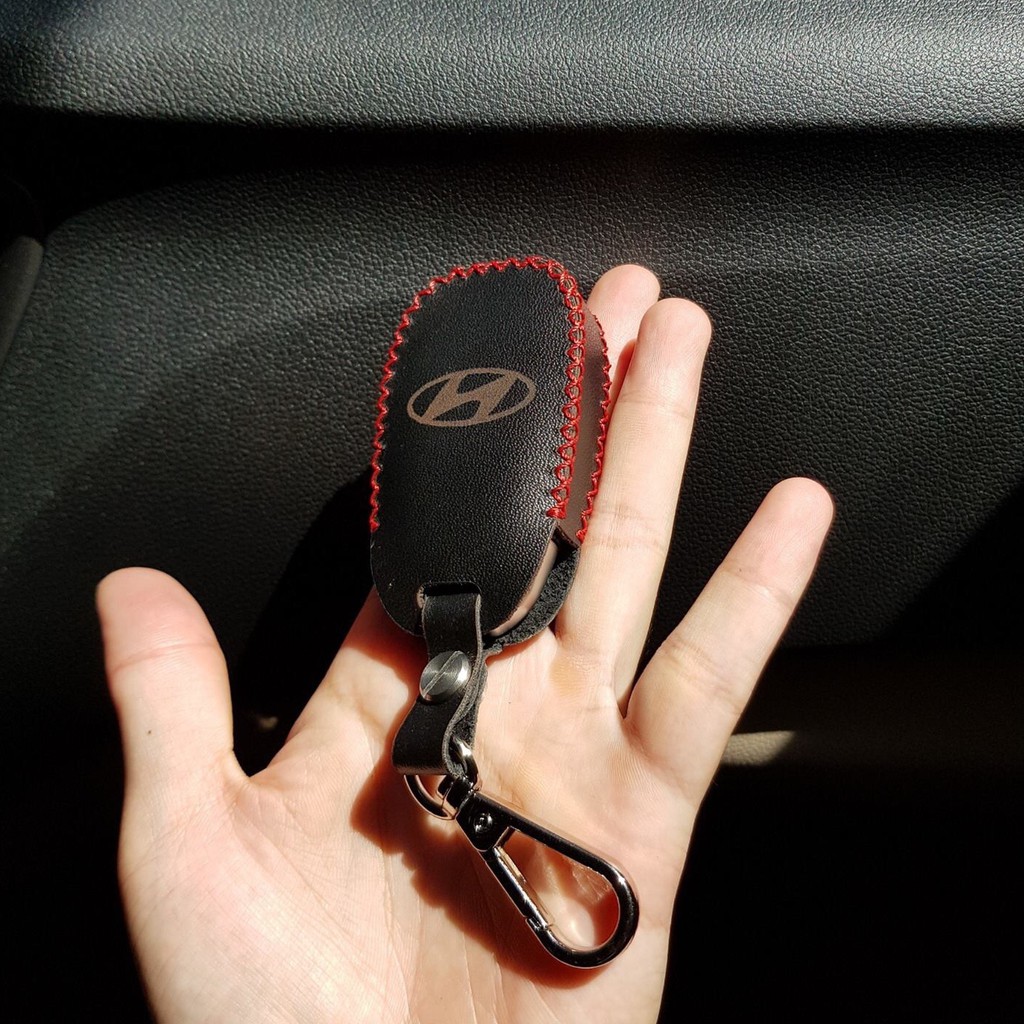 [Da Bò Tự Nhiên] Bao Da Chìa Khóa Smartkeys xe HYUNDAI ACCENT, KONA, SANTAFE.... Da Bò Nhiều Màu Sắc