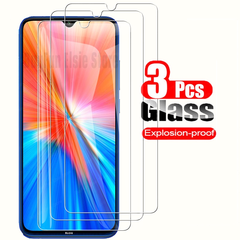 3 kính cường lực bảo vệ màn hình cho Xiaomi Redmi Note 8 2021 Remi Redmi Note 8 Pro 8T 8A