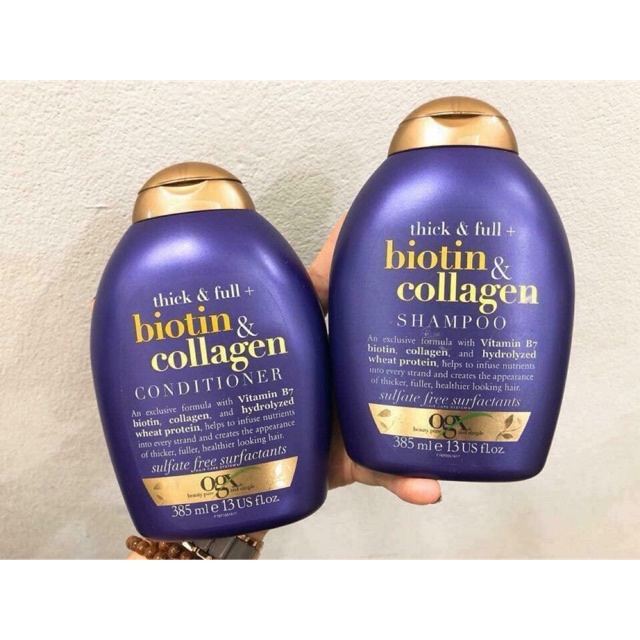 Bộ dầu gội xả biotin