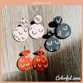 Khuyên tai / Bông tai nữ handmade đất sét Nhật - Boobs 2