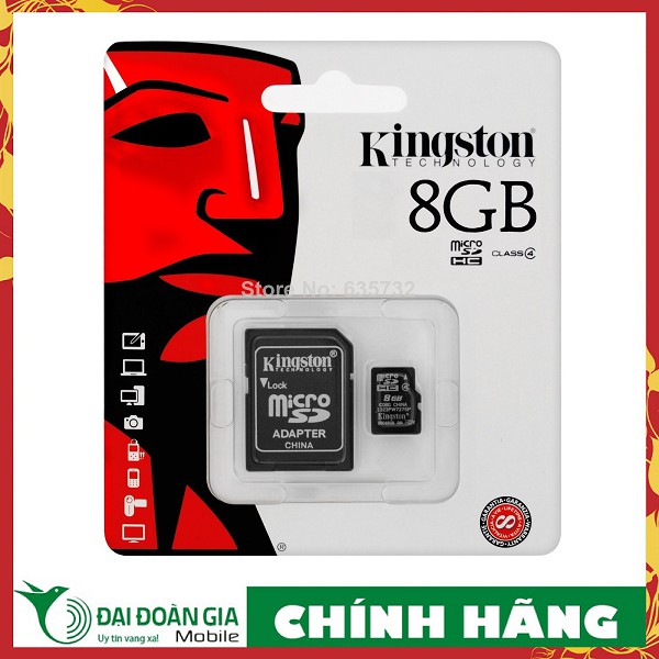 Thẻ nhớ Kingston 8G MicroSD | BigBuy360 - bigbuy360.vn