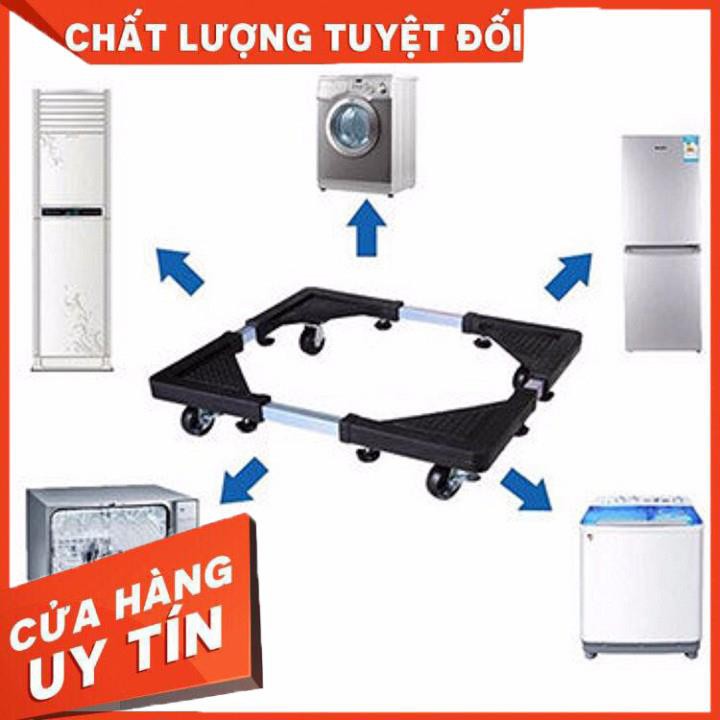 [XẢ KHO+FREE SHIP]  Kệ inox chân máy giặt tủ lạnh đa năng chống rung lắc loại có bánh xe