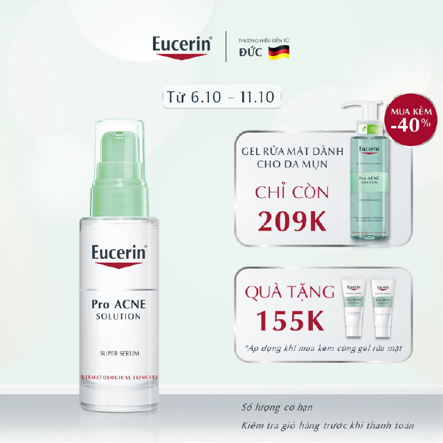  Tinh chất giảm nhờn và làm mờ sẹo mụn Eucerin ProAcne 30ml - 89751