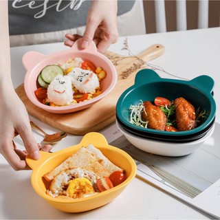 Chén gốm sứ hình gấu dễ thương cho bé