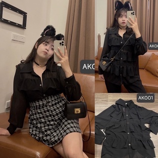 Le quin bigsize ak001 áo bèo 3 tầng tiểu thư