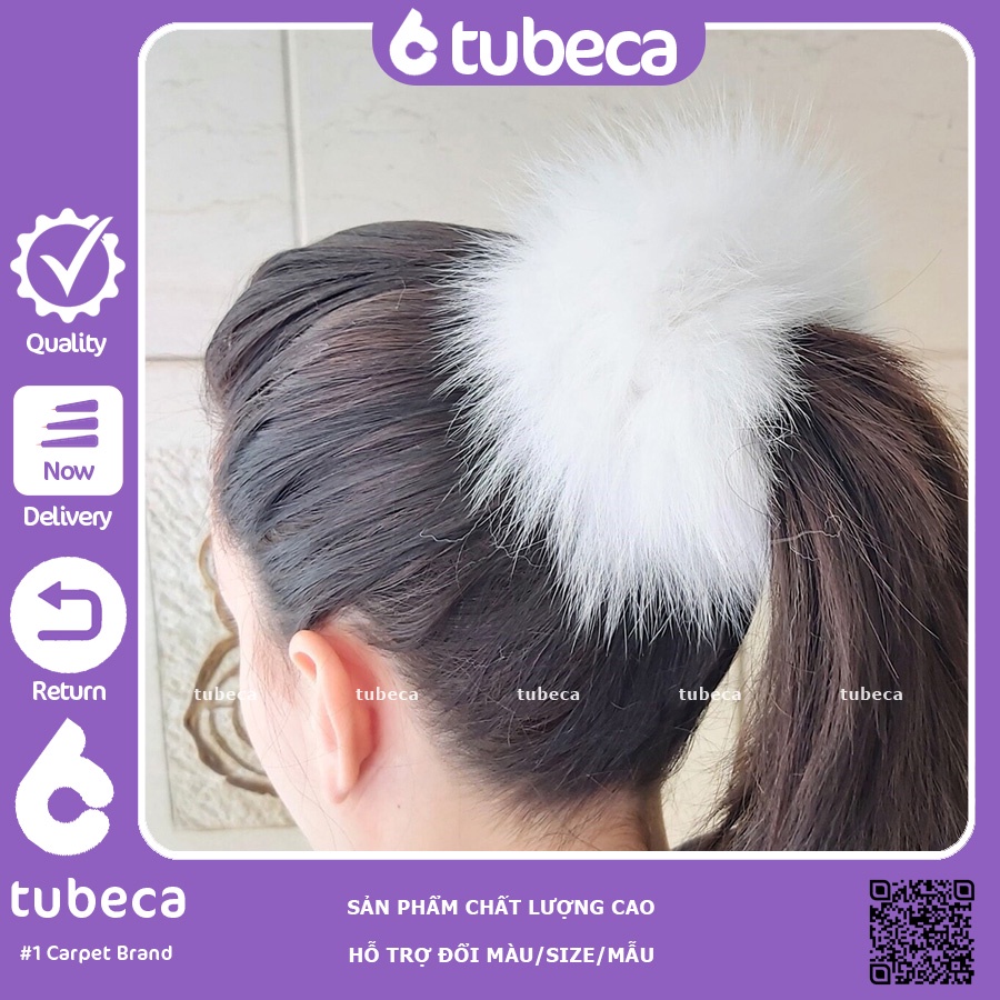 Pom pom trang trí | Tấm vải lông làm hạt pom pom như cục bông đeo móc khoá, ví, cặp, balo, điện thoại, quần áo