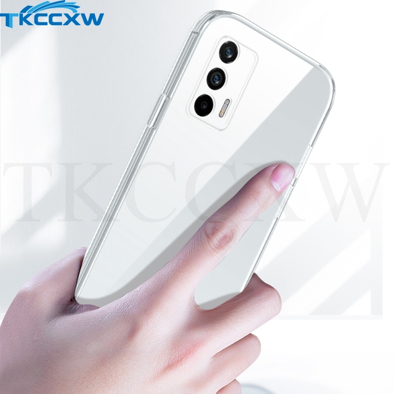 Ốp Điện Thoại Silicon Trong Suốt Hình Vuông Cho Realme 7 GT Neo3 2 2T GT2 Pro GT Master Narzo 10A 20 30A 30