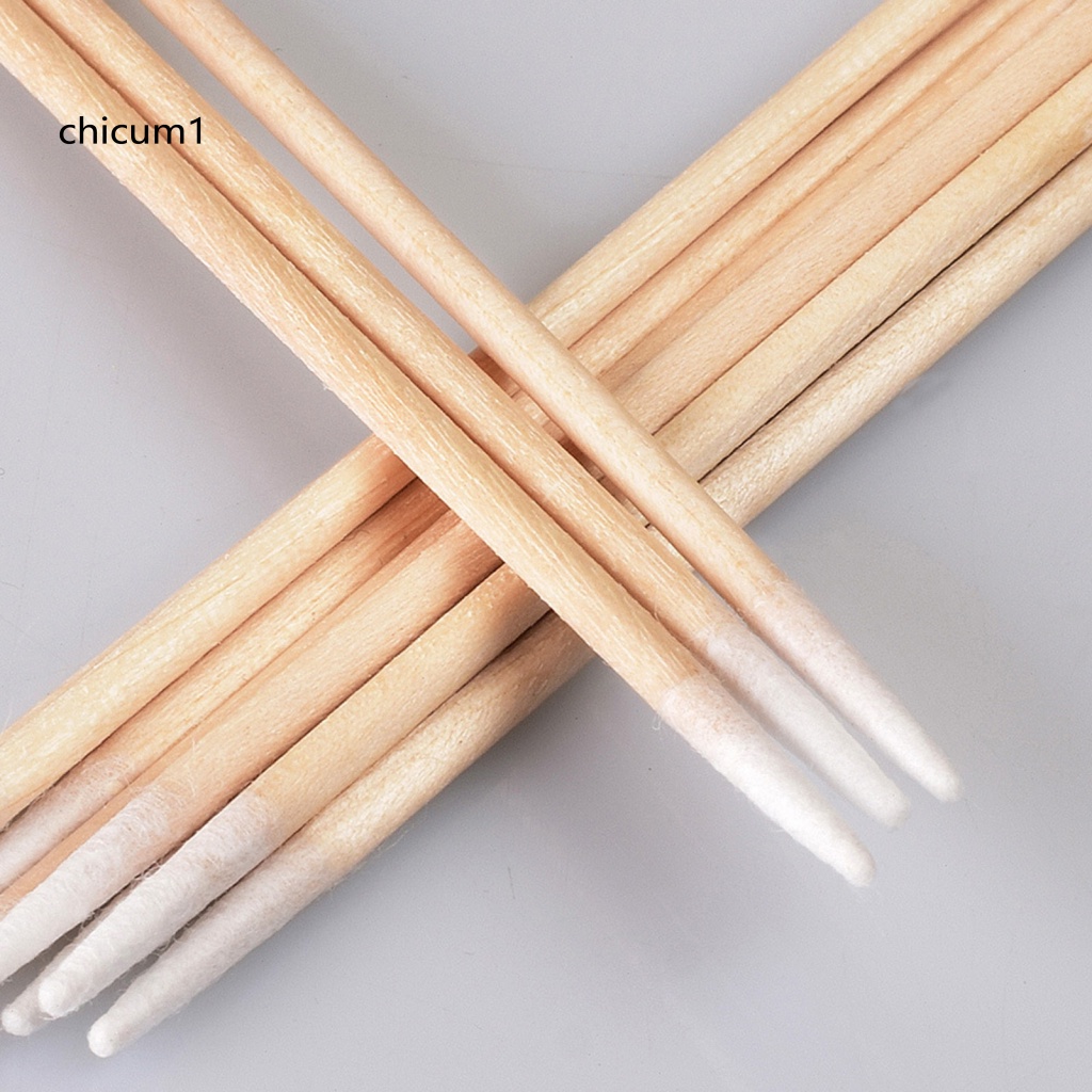 Set 2 Túi Tăm Bông Trang Điểm Cotton Mũi Nhọn 200 Cái Sử Dụng Một Lần Tiện