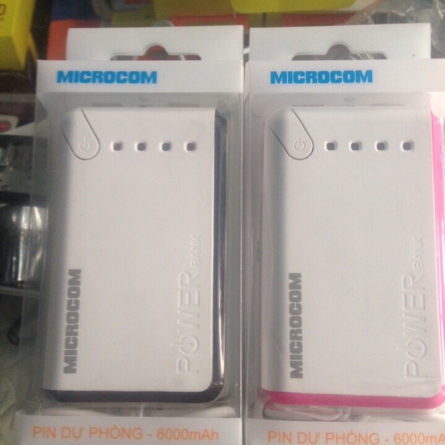 Pin dự phòng hiệu Microcom 6000mAh