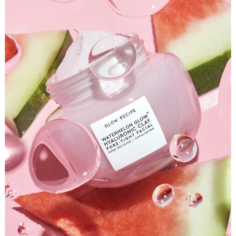 Mặt nạ đất sét dưa hấu Glow Recipe Watermelon Glow Hyaluronic Clay Mask