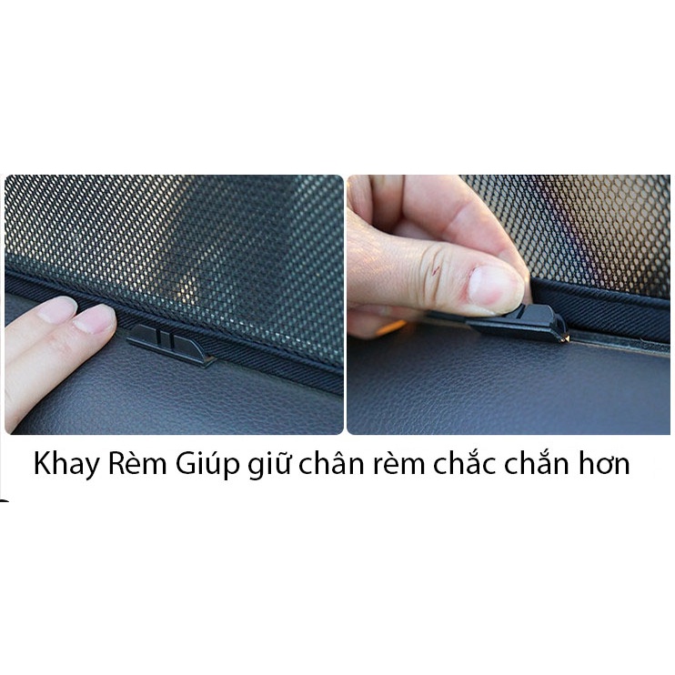 Rèm Che Nắng Nam Châm Xe Kia RONDO, Rèm Che Nắng Ô tô Loại 1 Dày Dặn Nam Châm Hút Mạnh, Chuẩn Form Xe