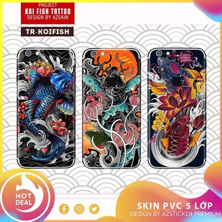 [Hot] Miếng Dán Skin IPhone Hình Cá Chép | Skin IPhone 5 Lớp Chất Liệu Cao Cấp Chống Xước, Chống Thấm, Chống Bay Màu...