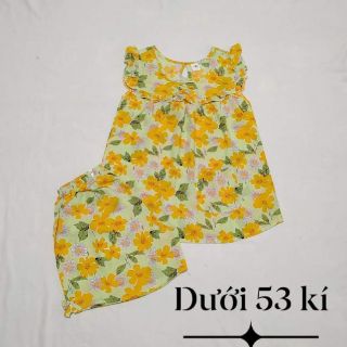 combo 5 bộ đồ tole lanh quần đùi size 1(43-50 kí)