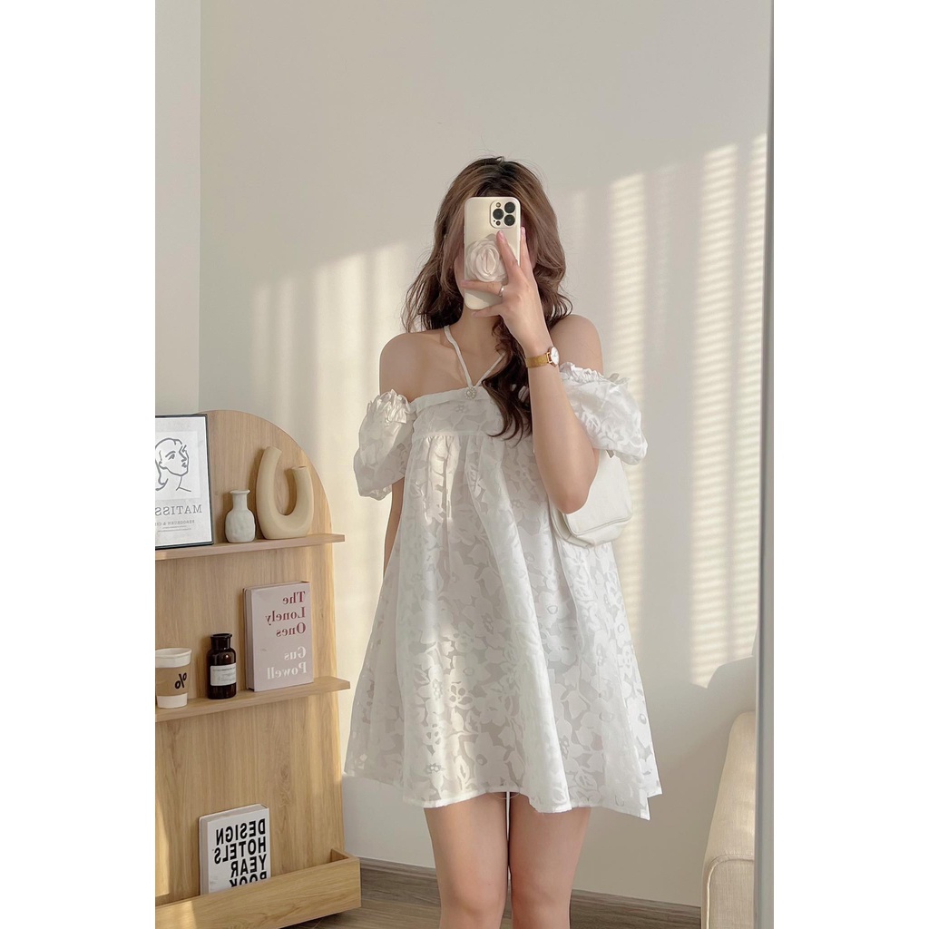 Đầm váy voan hoa đính ngọc 2807