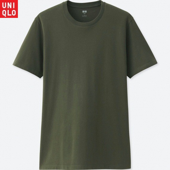 Áo thun nam Uniqlo 100% Supima cotton - Cổ tròn trơn cộc tay (COLORFUL18)