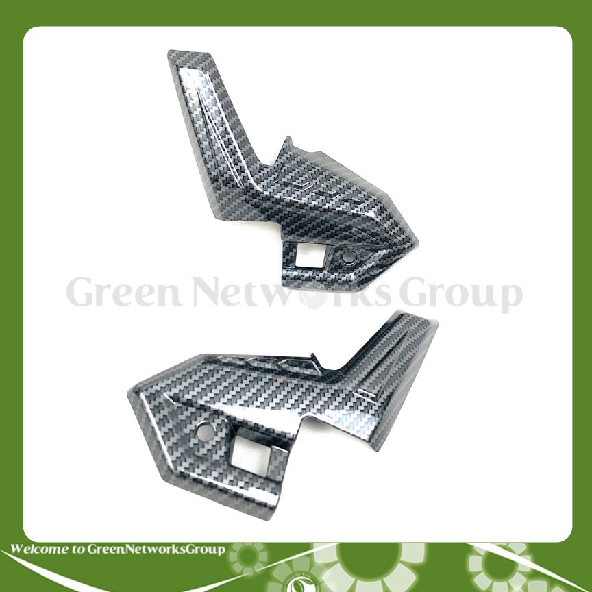 Ốp gác chân sau Carbon xe Air blade 2020 Greennetworks