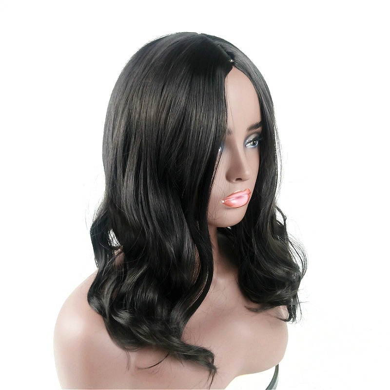 Bộ Tóc Giả Dài Uốn Xoăn Nhuộm Màu Thời Trang Cho Nữ