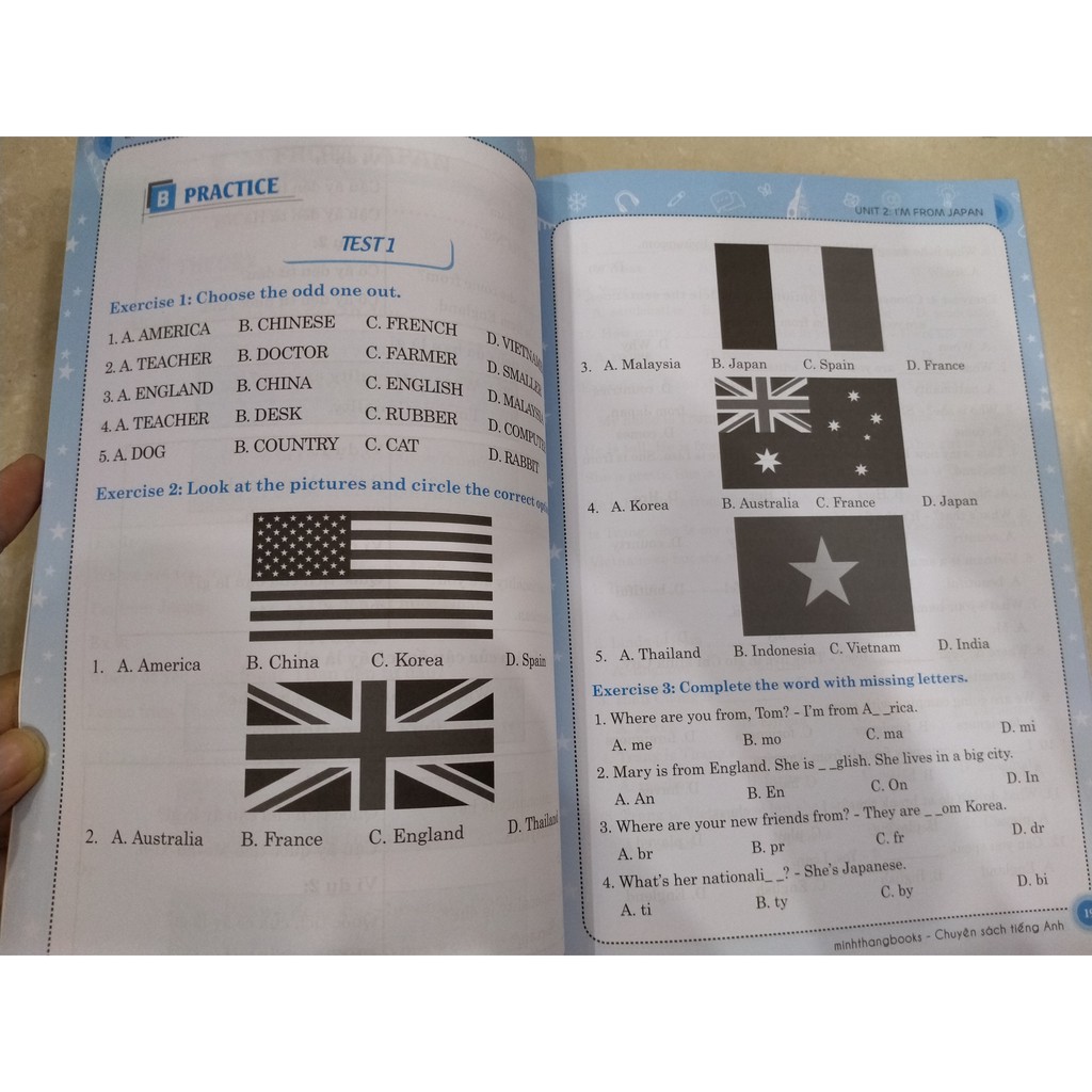 Sách - The langmaster bộ đề kiểm tra tiếng anh lớp 5 tập 2 ( có đáp án )