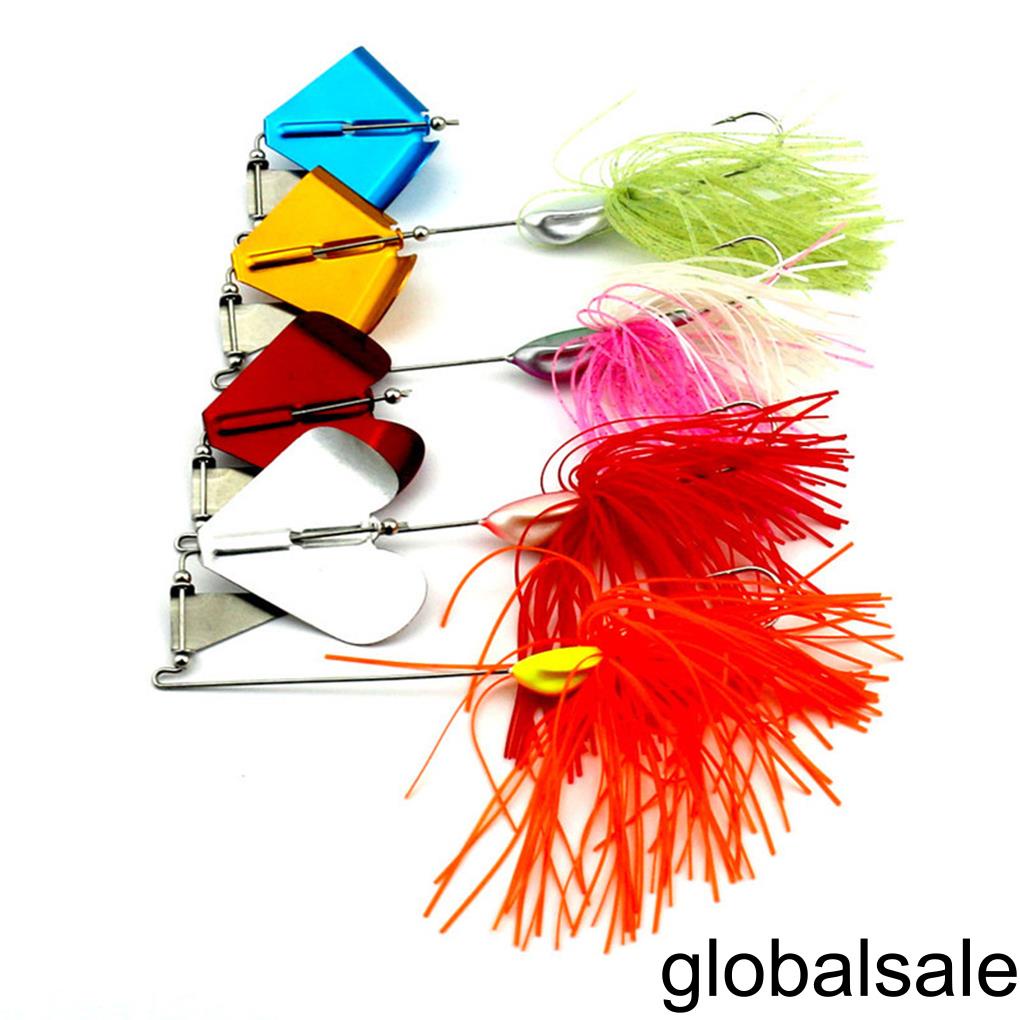 Mồi câu cá giả cỡ nhỏ phối tua rua thu hút con mồi