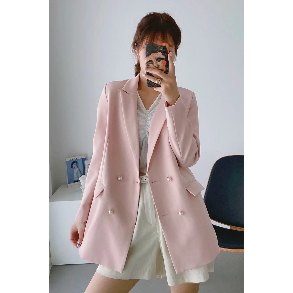 (Hàng Đẹp)Ảnh thật 5 hình cuối-HC388.Áo blazer ZAR mùa thu thời trang phong cách châu Âu