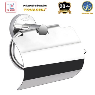 Hộp đựng giấy vệ sinh bắt vít inox 304 tovashu d3 - bảo hành 20 năm