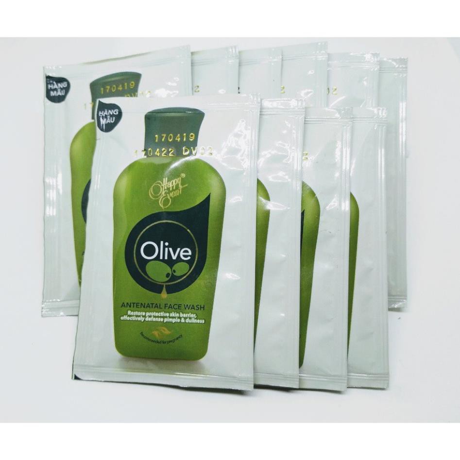 Combo 10 Gói Sữa Rửa Mặt Tinh Dầu Olive Happy Event