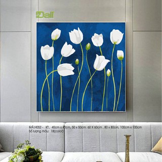 Tranh treo tường tự tô màu số hóa DALI Tranh Hoa H052