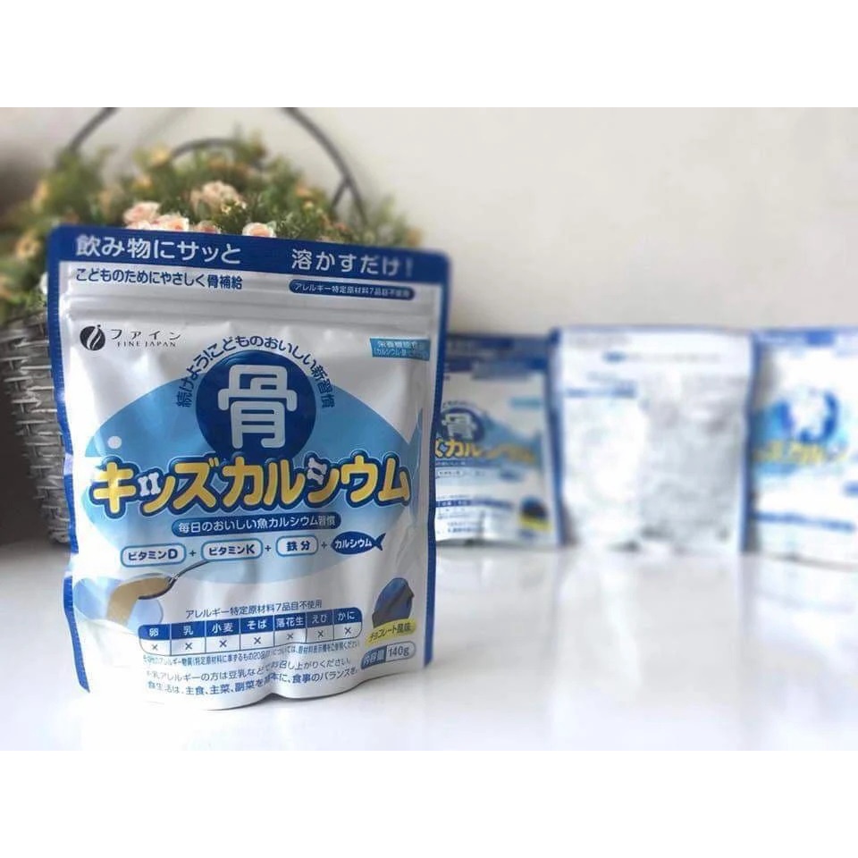 Bột Canxi Cá Tuyết Bone’s Calcium Fine Japan Tăng Chiều Cao Nhật Bản 140g