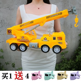 Mô Hình Xe Cần Cẩu Đồ Chơi Cho Bé Trai 3-6 Tuổi