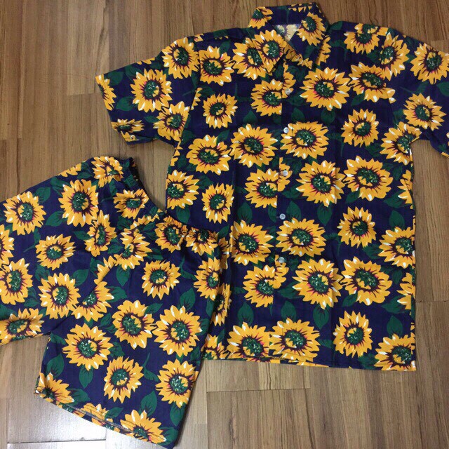 BỘ PIZAMA HOA QUẢ MẶC ĐI BIỂN MẶC NHÓM | BigBuy360 - bigbuy360.vn