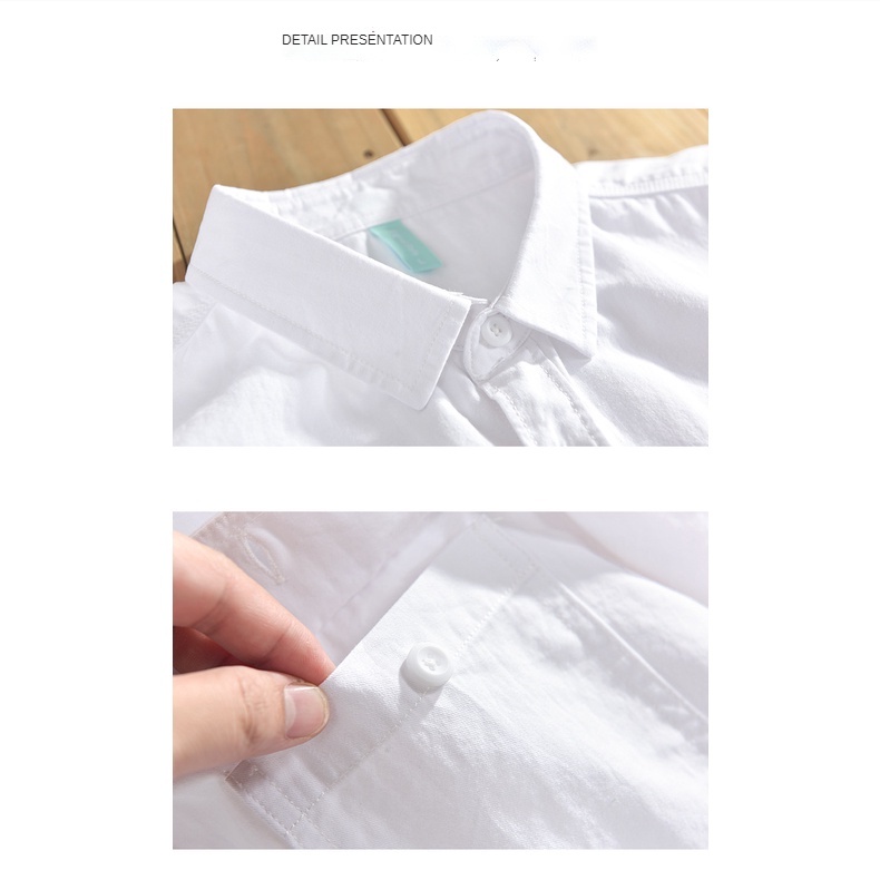 Áo Sơ Mi Cotton Ngắn Tay Thời Trang Nhật Bản Dành Cho Nam