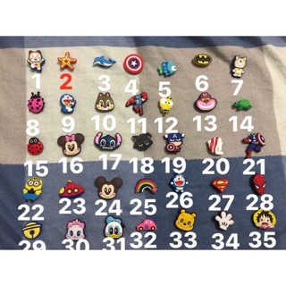 Sticker / jibbitz gắn dép (mục 1)